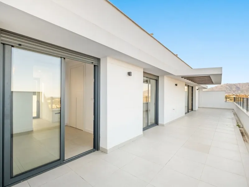 Penthouse with Sea & Golf Views