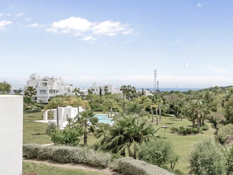 Located in the first phase of the gated Alcazaba Lagoon development, this bright and inviting first-floor apartment delivers an immediate sense of relaxation. The community enjoys a privileged setting just a short drive from Estepona centre, the beach, an