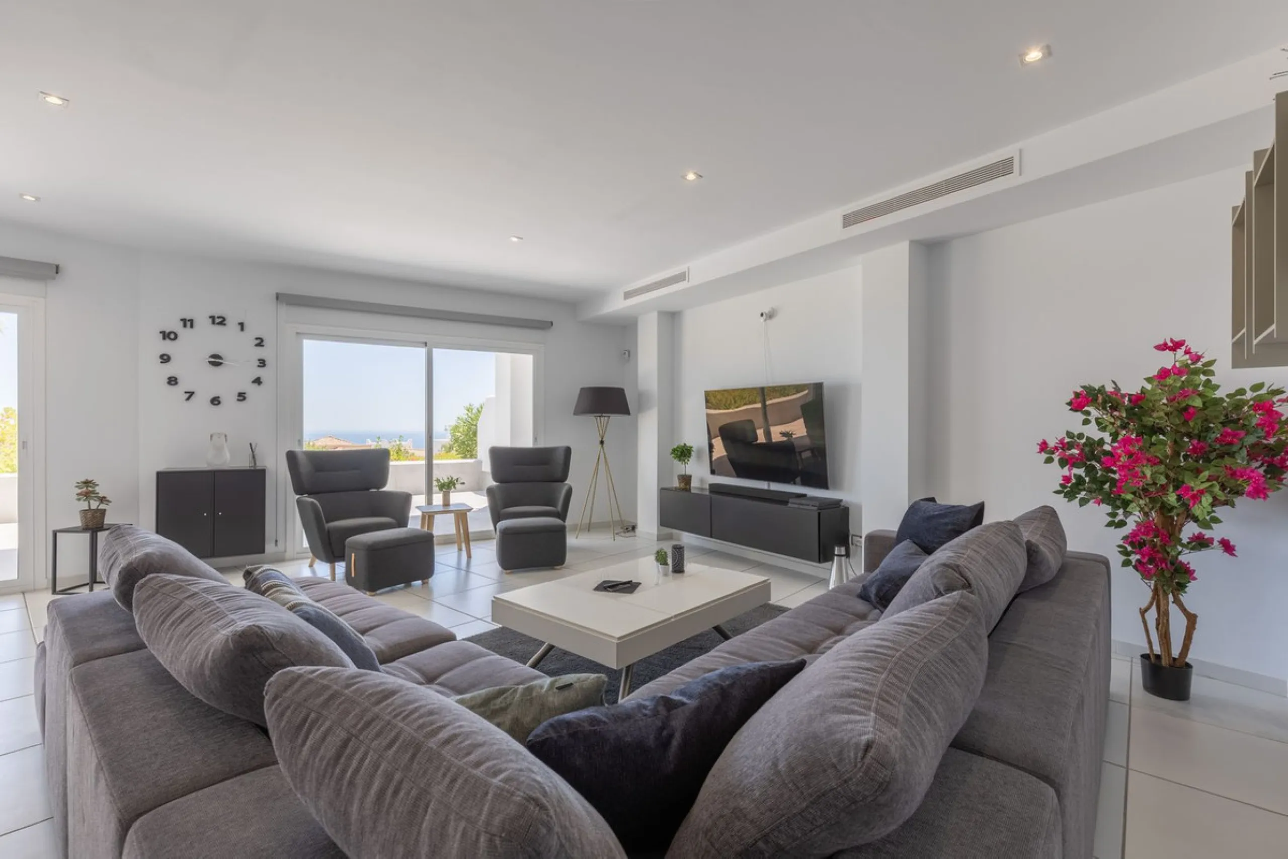 = A Modern Villa with Exceptional Views and Next-Level Comfort =