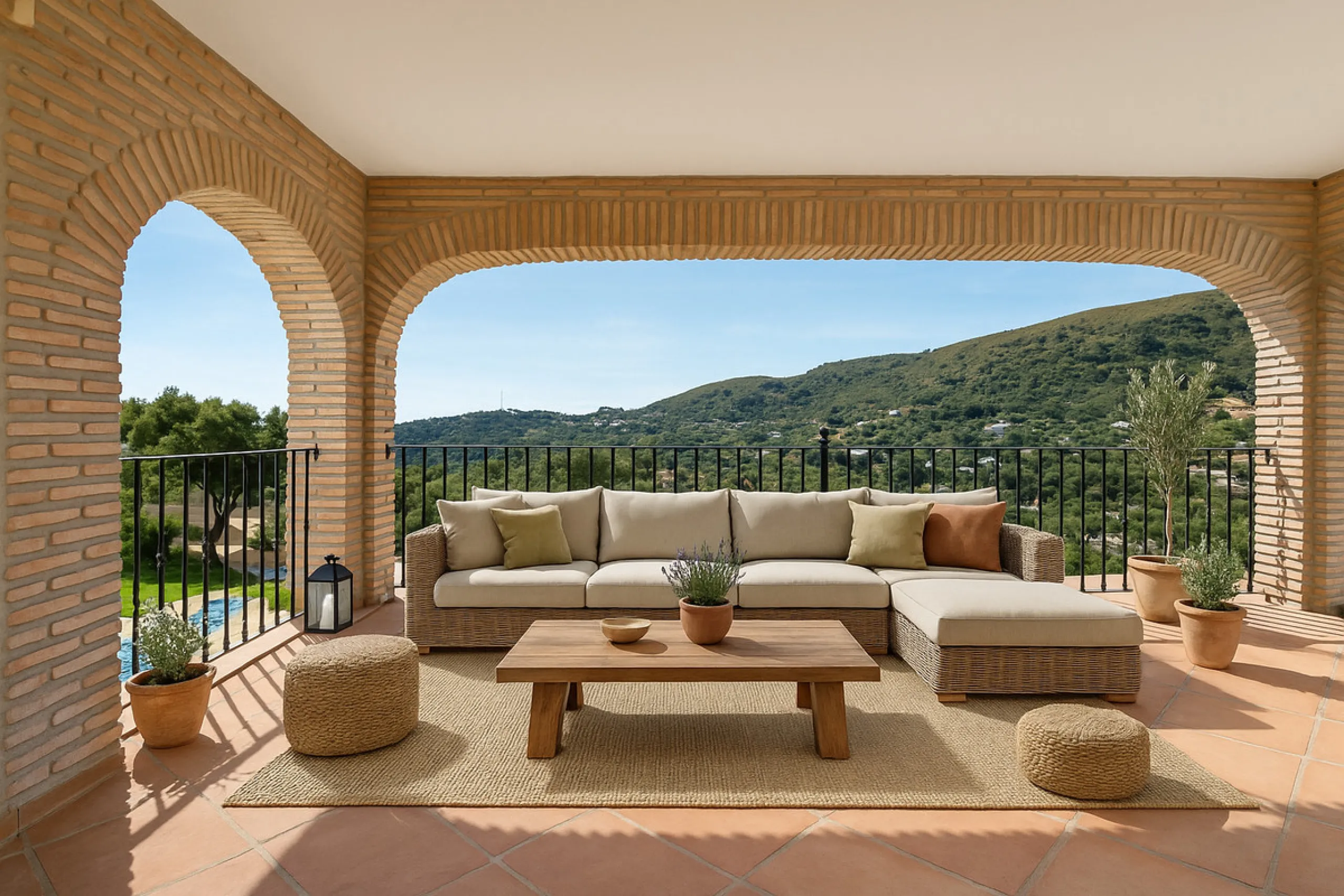 Impressive villa in the hills of Casares with space, privacy and incredible views.