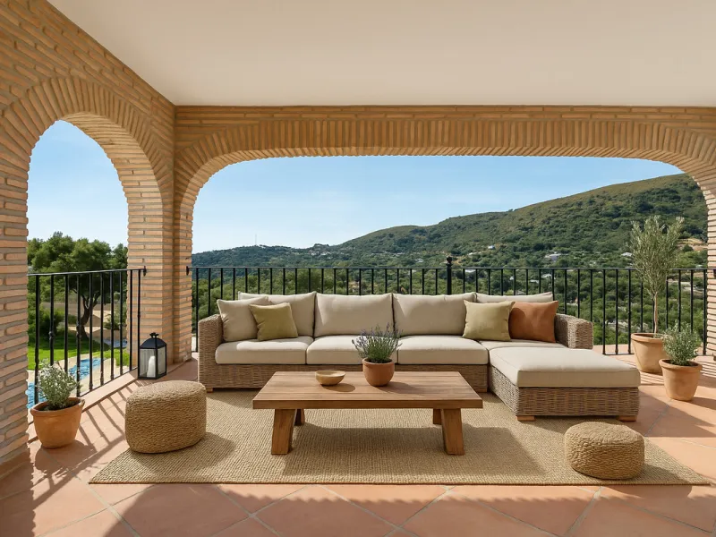 Impressive villa in the hills of Casares with space, privacy and incredible views.