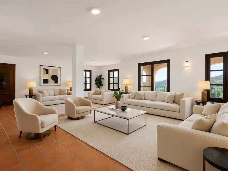 Impressive villa in the hills of Casares with space, privacy and incredible views.