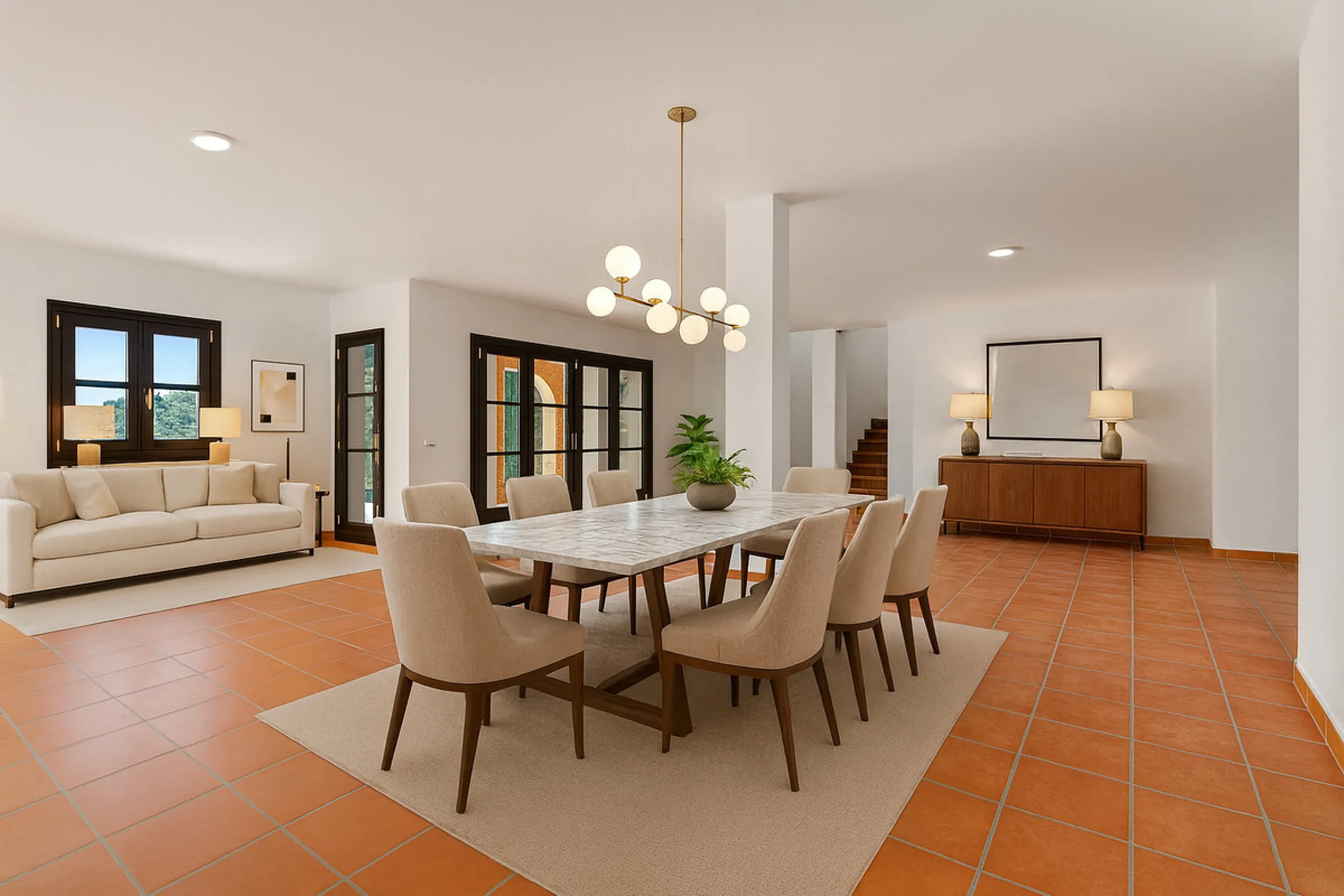 Impressive villa in the hills of Casares with space, privacy and incredible views.
