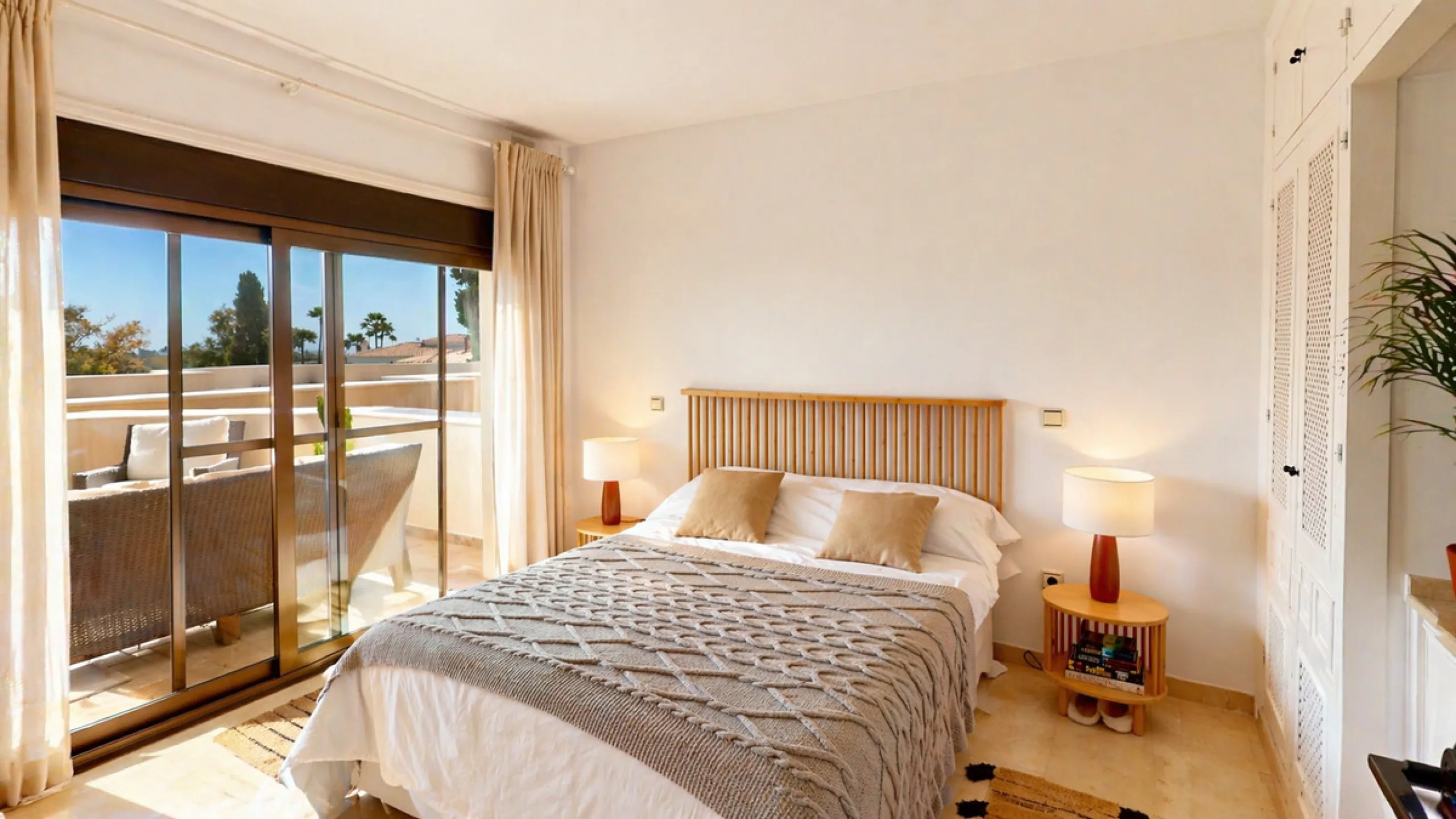 Beautiful apartment located in the sought-after area of Atalaya, Estepona—ideal as a permanent residence or a smart investment opportunity. The property features 2 spacious bedrooms, 1 bathroom, and 1 en-suite bathroom, with an east-facing orientation tha