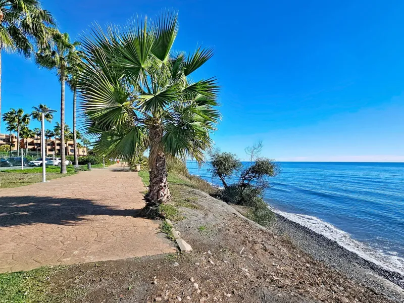 Fantastic Ground-Floor Apartment with Private Garden in Luxury Beachfront Complex.