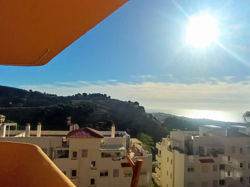 Stunning terraces with sea and mountain views. Over 60 square meters of covered and uncovered terraces. Immaculate two-story penthouse. Built-in interior staircase provides access to the upper level. The ground floor comprises two bedrooms and two full ba