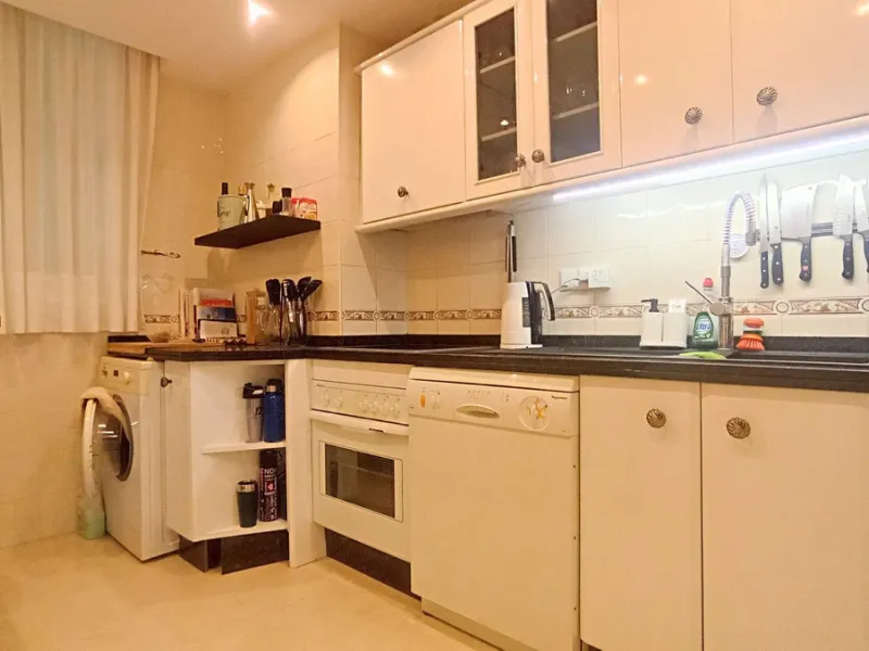 Stunning terraces with sea and mountain views. Over 60 square meters of covered and uncovered terraces. Immaculate two-story penthouse. Built-in interior staircase provides access to the upper level. The ground floor comprises two bedrooms and two full ba