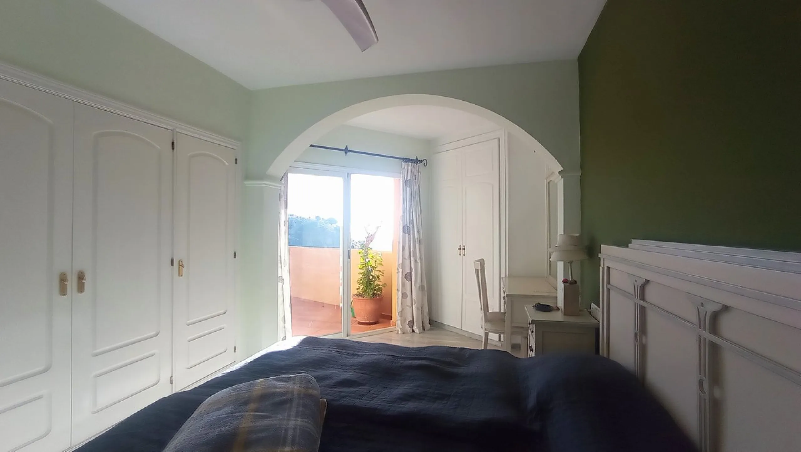 Stunning terraces with sea and mountain views. Over 60 square meters of covered and uncovered terraces. Immaculate two-story penthouse. Built-in interior staircase provides access to the upper level. The ground floor comprises two bedrooms and two full ba