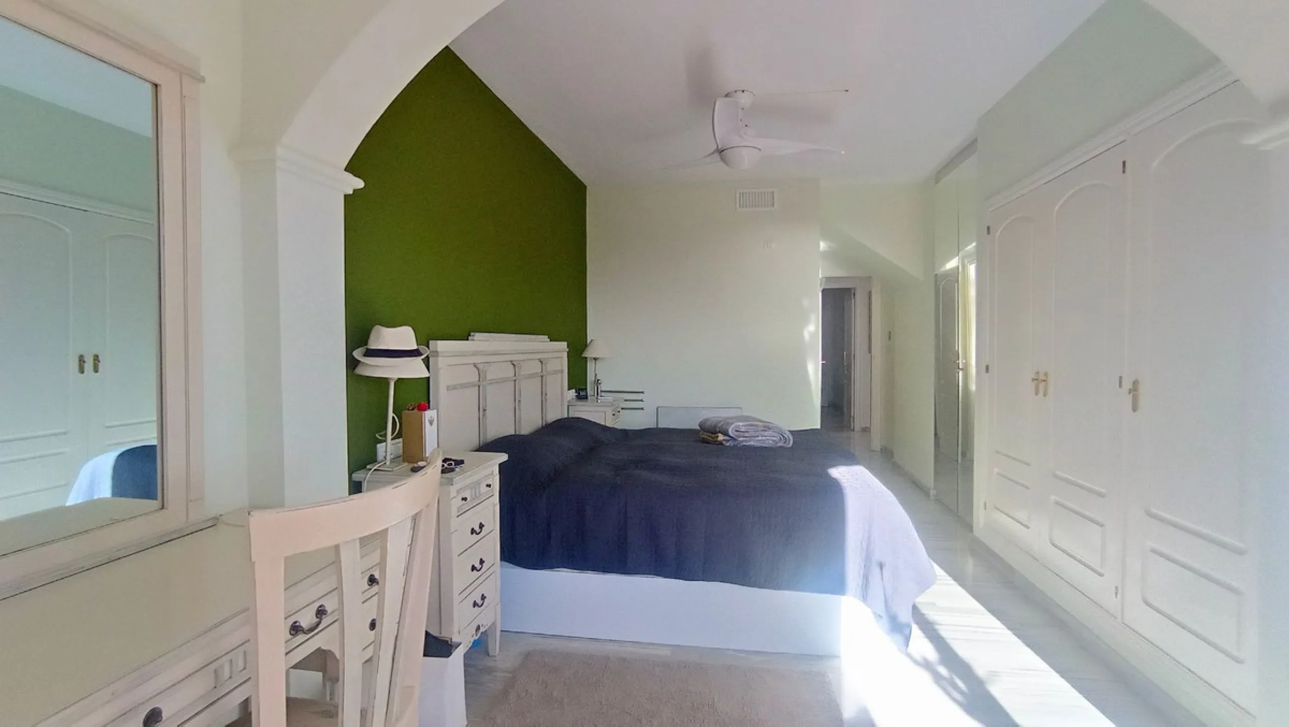 Stunning terraces with sea and mountain views. Over 60 square meters of covered and uncovered terraces. Immaculate two-story penthouse. Built-in interior staircase provides access to the upper level. The ground floor comprises two bedrooms and two full ba
