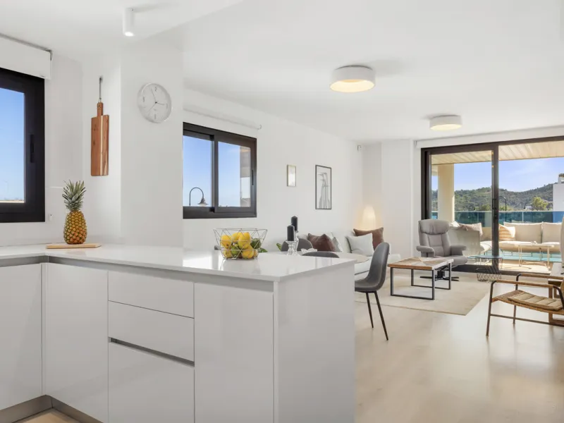 Apartment - Middle Floor Apartment в продаже в Mijas, Málaga. В доме 2 спален и 2 ванных комнат. Площадь дома 115 м²