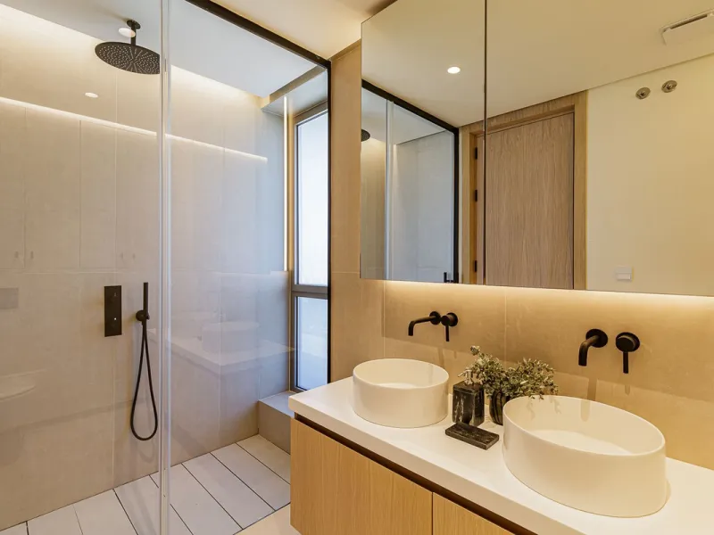 This brand new apartment is located on the 15th floor of the emblematic Málaga Towers, recently finished.