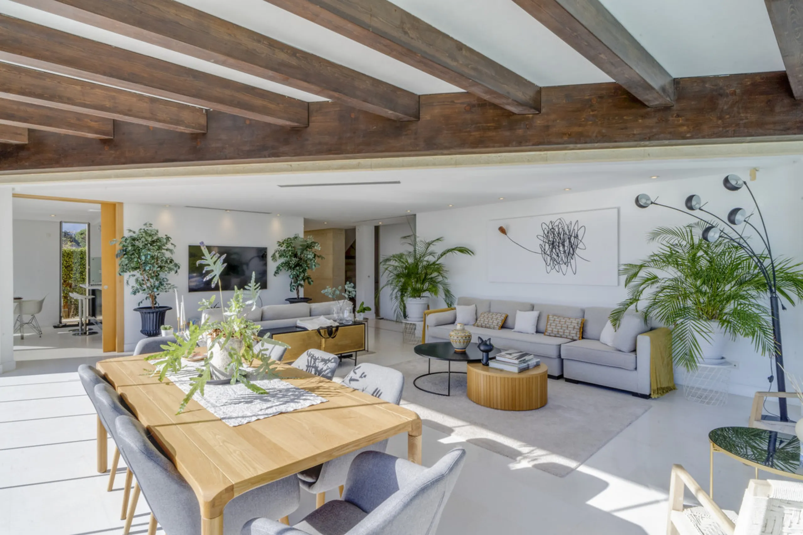 In one of the most sought-after locations along Marbella's coastline, this spectacular contemporary villa rises literally on the sand, offering a truly unique and unrivalled beachfront living experience.