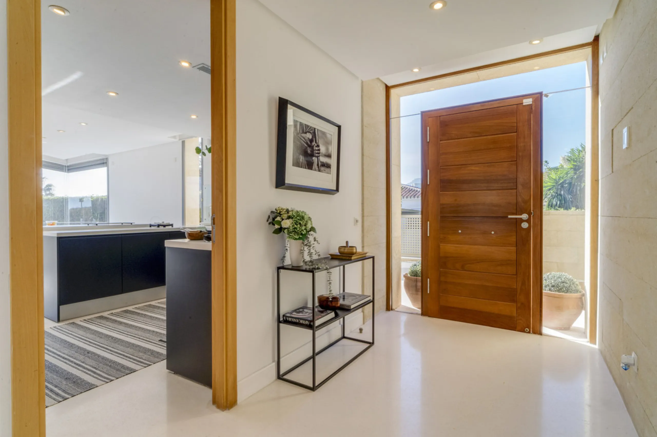In one of the most sought-after locations along Marbella's coastline, this spectacular contemporary villa rises literally on the sand, offering a truly unique and unrivalled beachfront living experience.