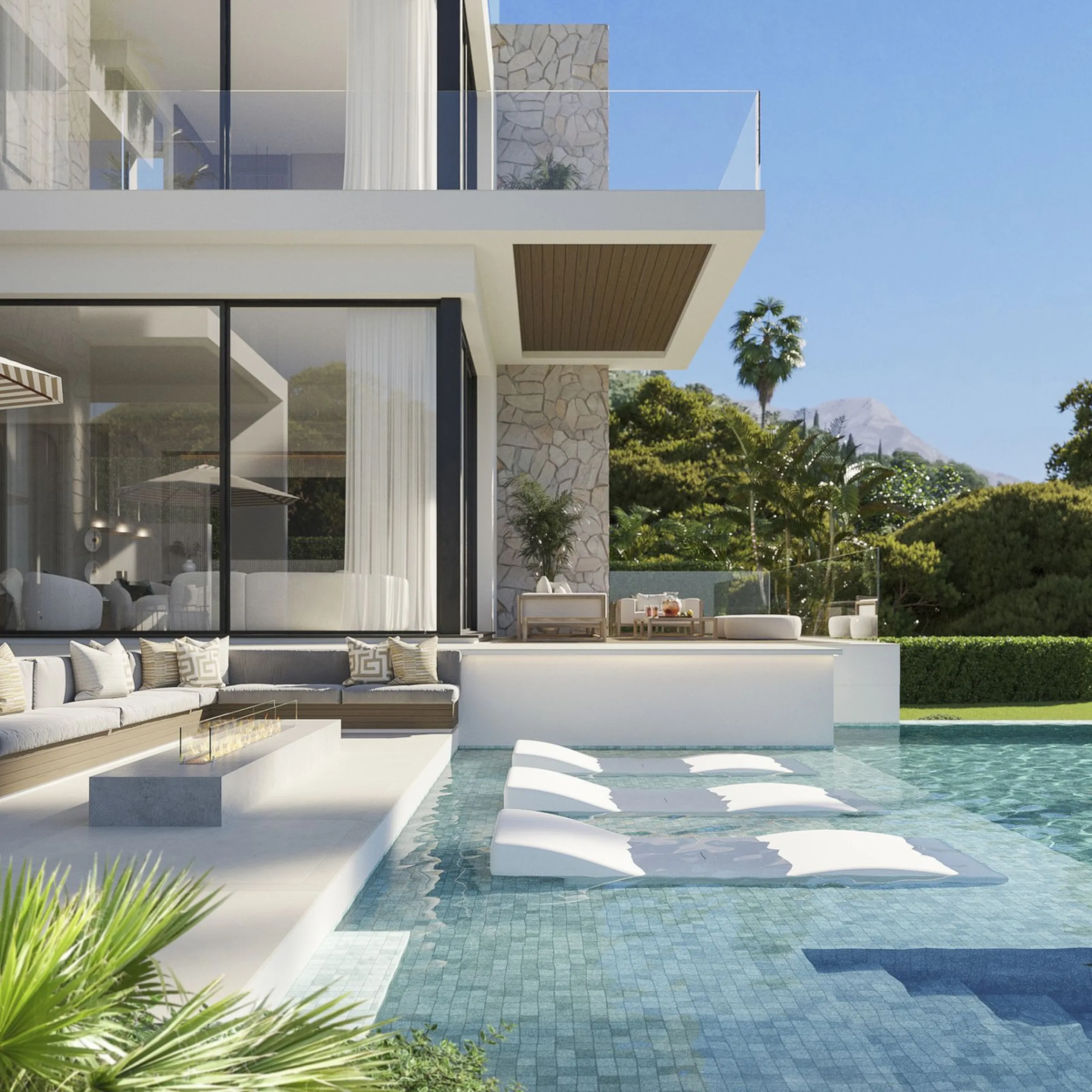House - Detached Villa в продаже в Marbella, Málaga. В доме 4 спален и 4 ванных комнат. Площадь дома 567 м². Площадь участка 1107 м²