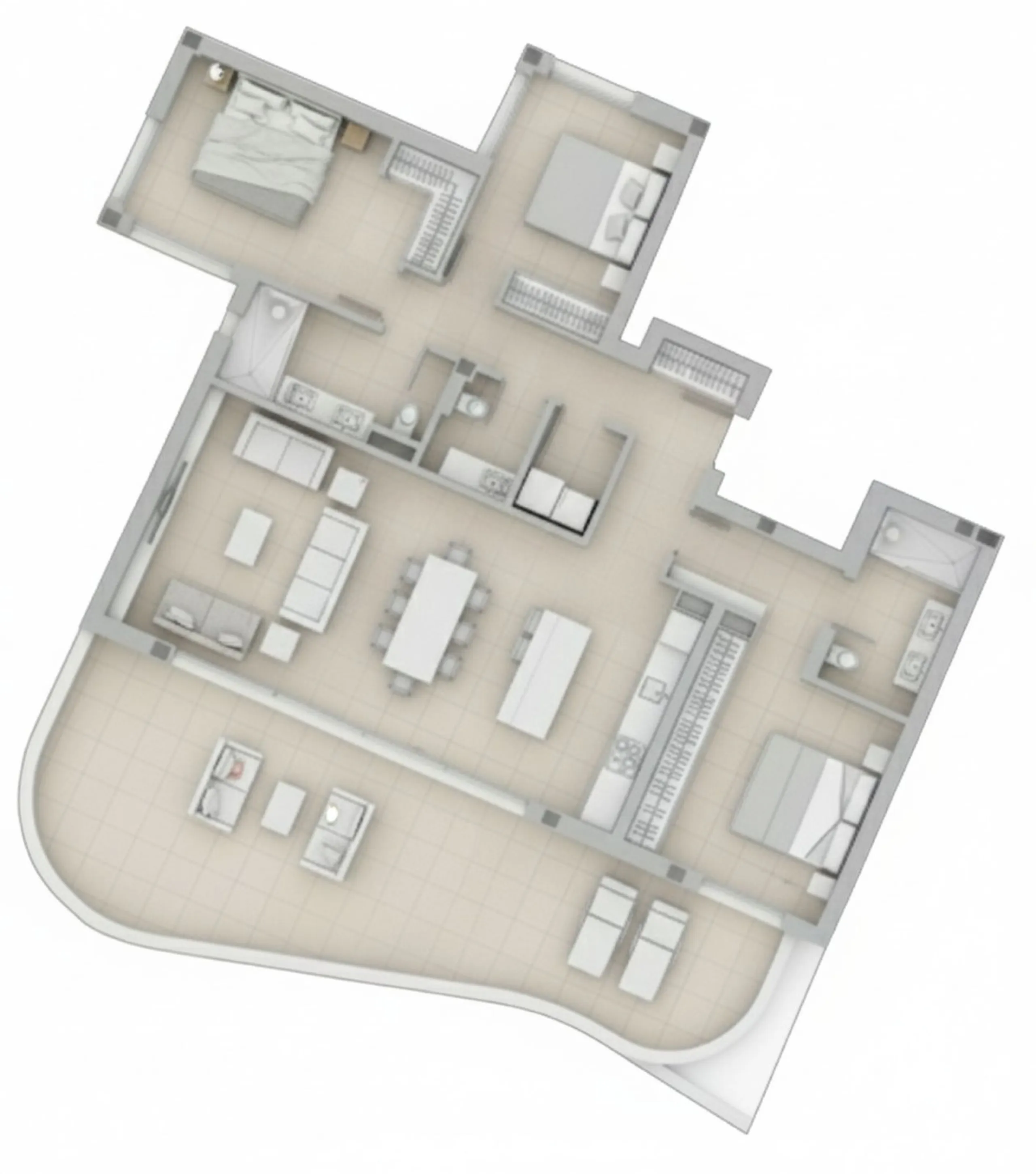 Apartment - Penthouse в продаже в Fuengirola, Málaga. В доме 3 спален и 2 ванных комнат. Площадь дома 126 м²