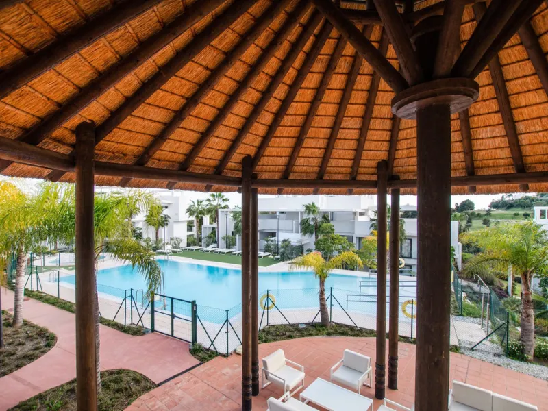 Discover the perfect blend of modern luxury and tranquility in this beautifully renovated 3-bedroom ground-floor apartment located in the prestigious Atalaya Hills. Offering breathtaking views over lush gardens, this stunning corner unit provides exceptio