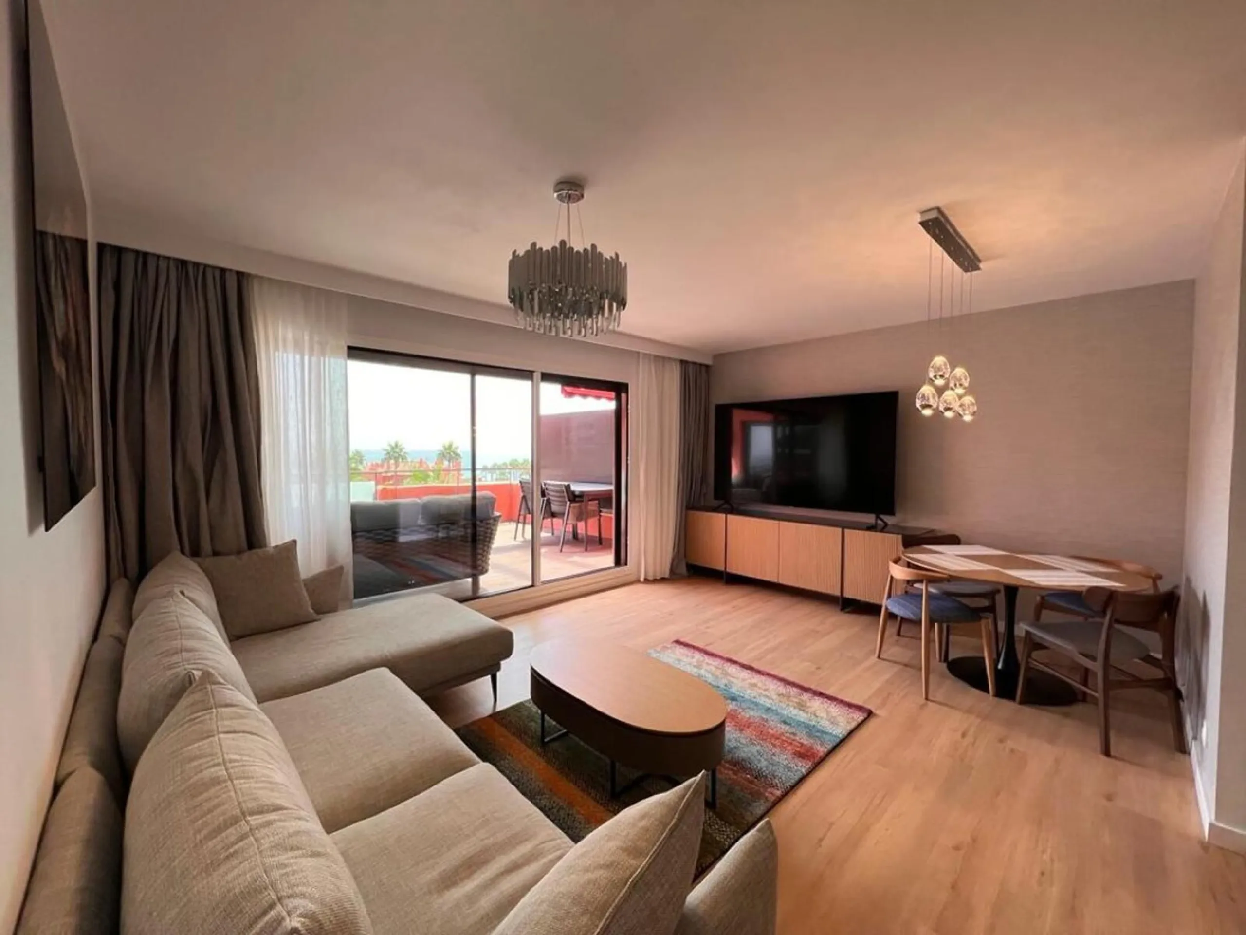 Fabulous penthouse located in a gated community with 24 hour security in Las Salinas, Guadalmansa next to the beach.