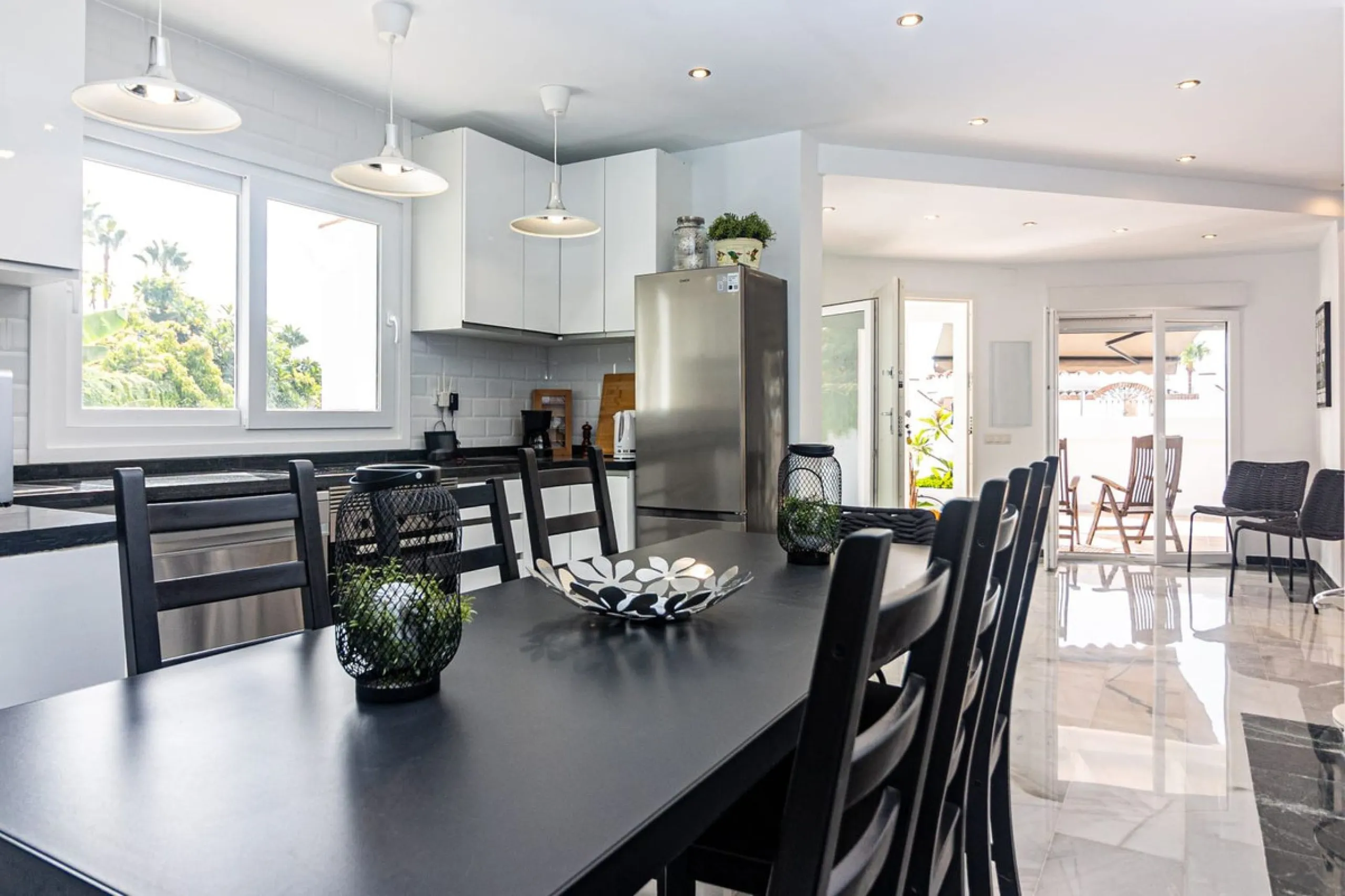 If you like to live right next to the beach in a quiet area of independent villas this is a perfect place for you.