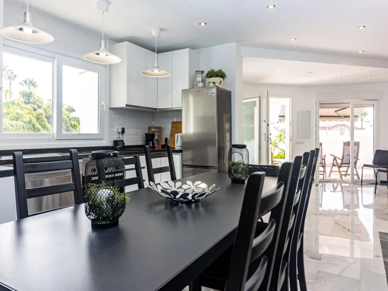 If you like to live right next to the beach in a quiet area of independent villas this is a perfect place for you.