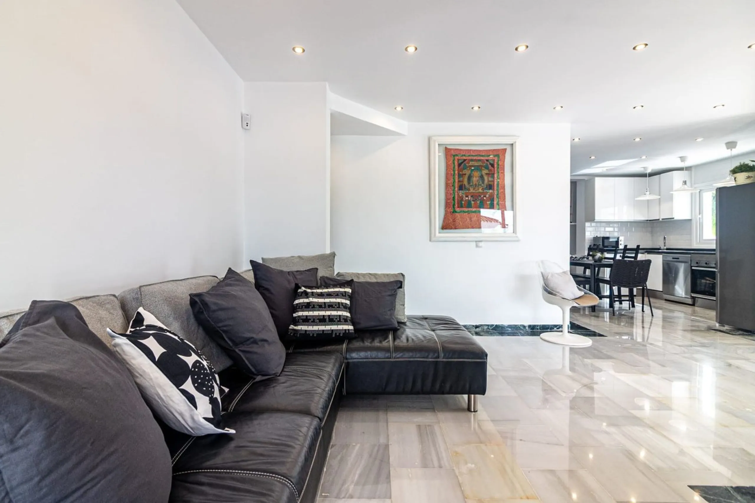 If you like to live right next to the beach in a quiet area of independent villas this is a perfect place for you.