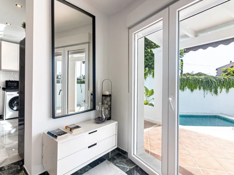If you like to live right next to the beach in a quiet area of independent villas this is a perfect place for you.