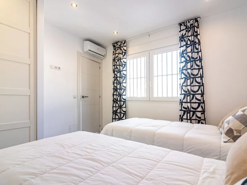 If you like to live right next to the beach in a quiet area of independent villas this is a perfect place for you.