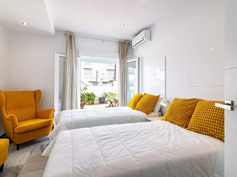 If you like to live right next to the beach in a quiet area of independent villas this is a perfect place for you.