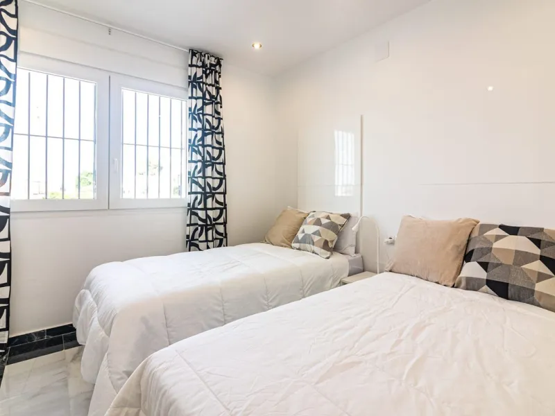 If you like to live right next to the beach in a quiet area of independent villas this is a perfect place for you.