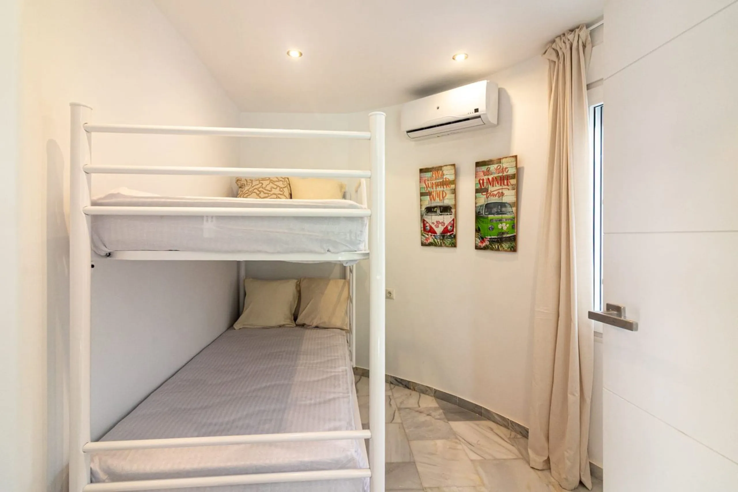 If you like to live right next to the beach in a quiet area of independent villas this is a perfect place for you.