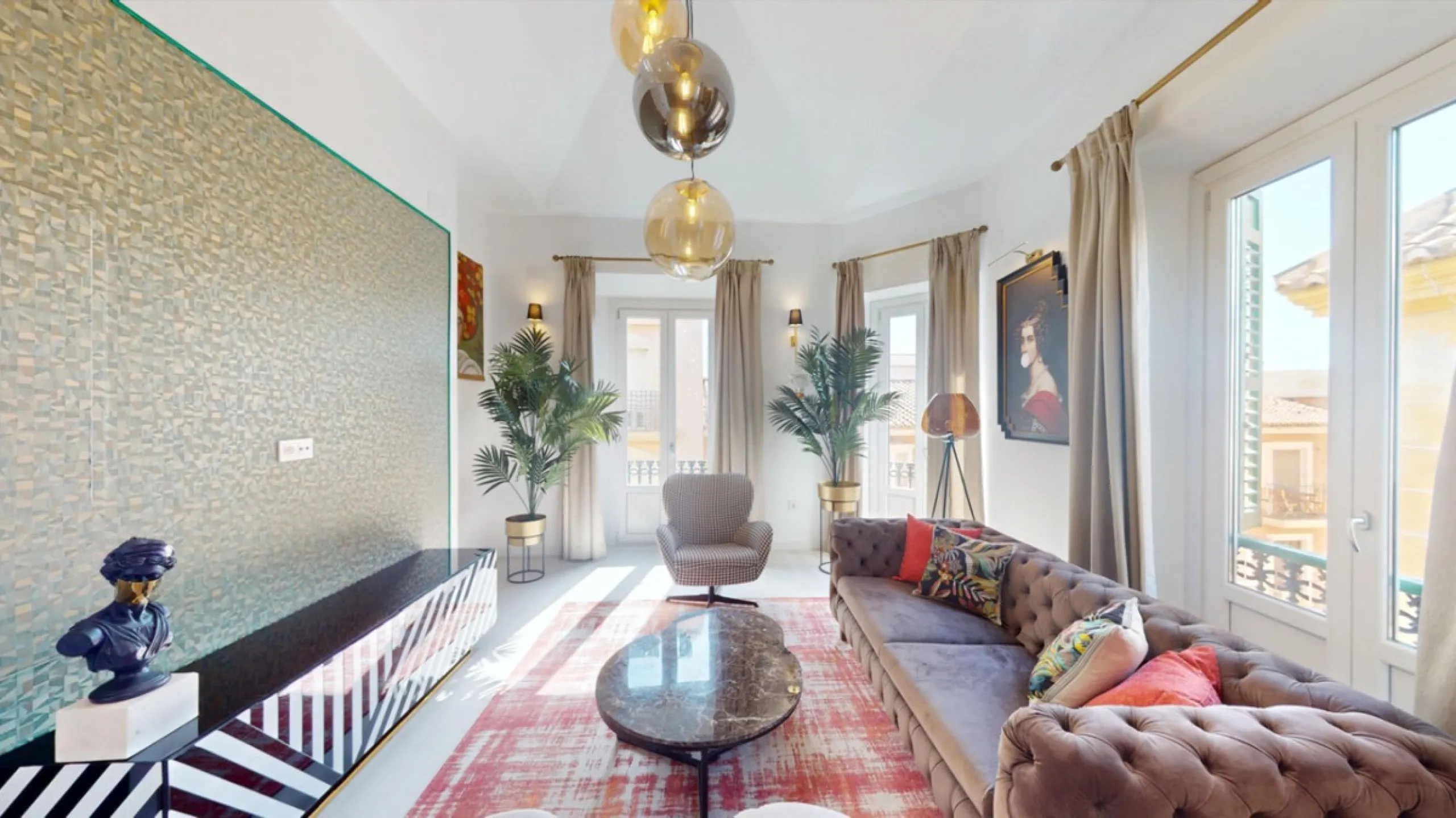 Experience this beautifully renovated top floor apartment in a stylish blend of luxury, aristocracy, and modern design. Located on the third floor (with elevator access), this south-west facing apartment is flooded with natural light and boasts high ceili