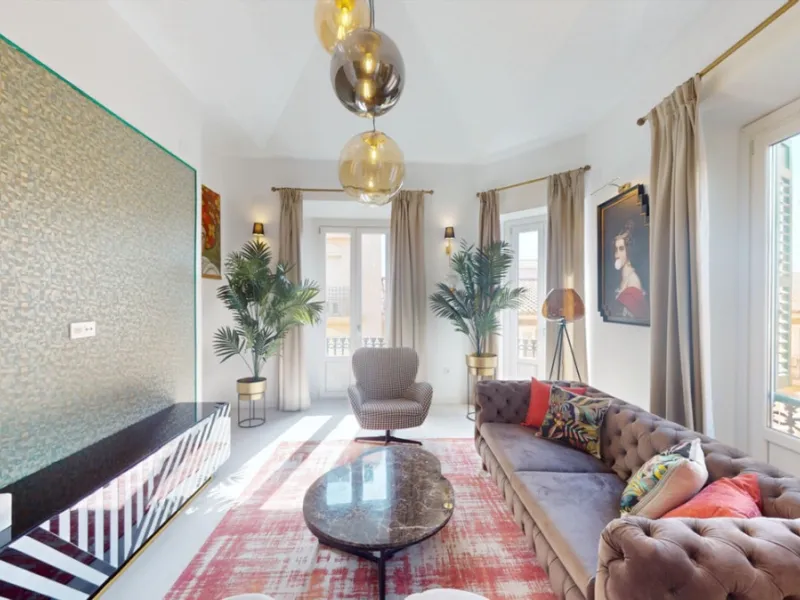 Experience this beautifully renovated top floor apartment in a stylish blend of luxury, aristocracy, and modern design. Located on the third floor (with elevator access), this south-west facing apartment is flooded with natural light and boasts high ceili