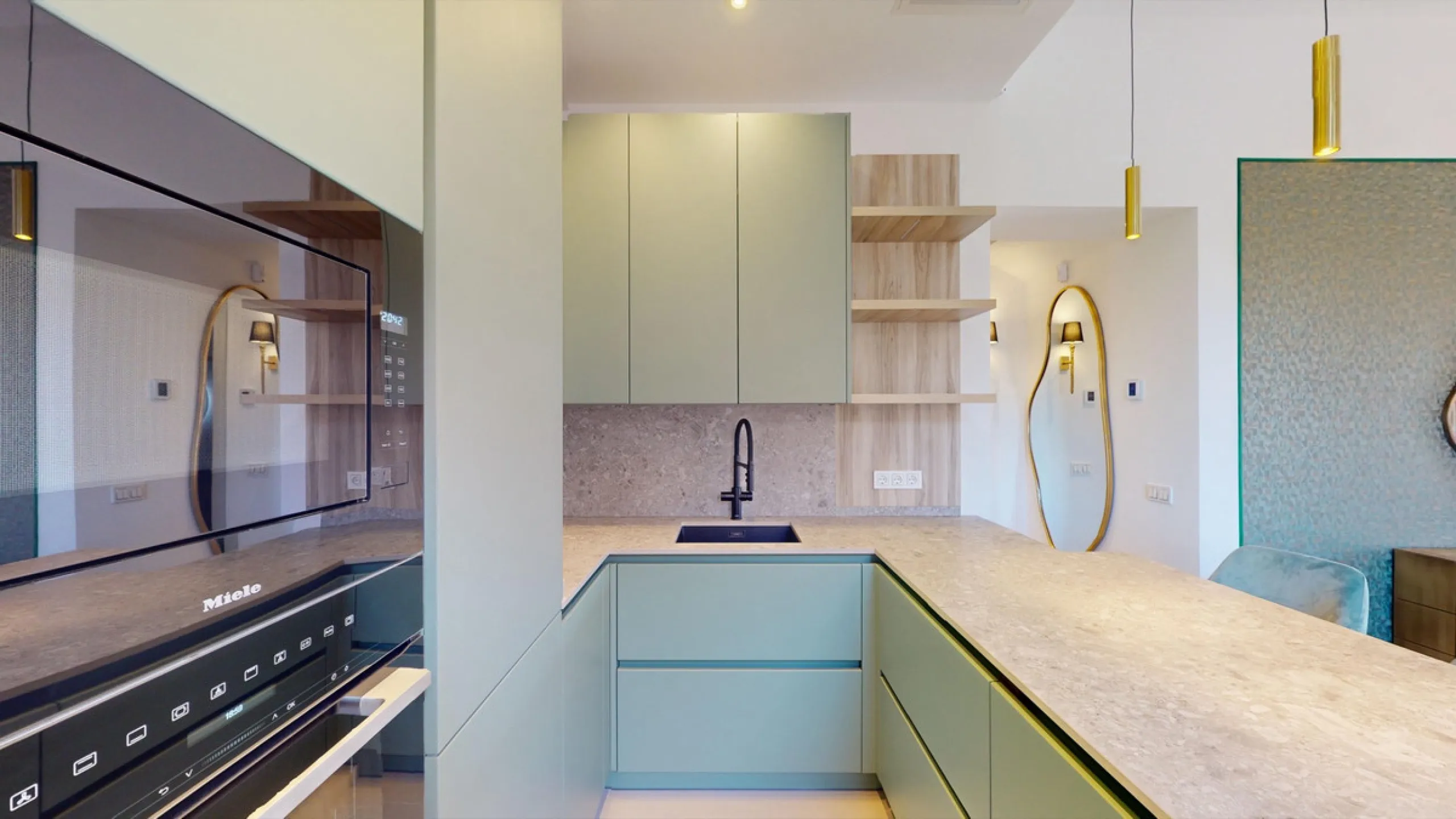 Experience this beautifully renovated top floor apartment in a stylish blend of luxury, aristocracy, and modern design. Located on the third floor (with elevator access), this south-west facing apartment is flooded with natural light and boasts high ceili