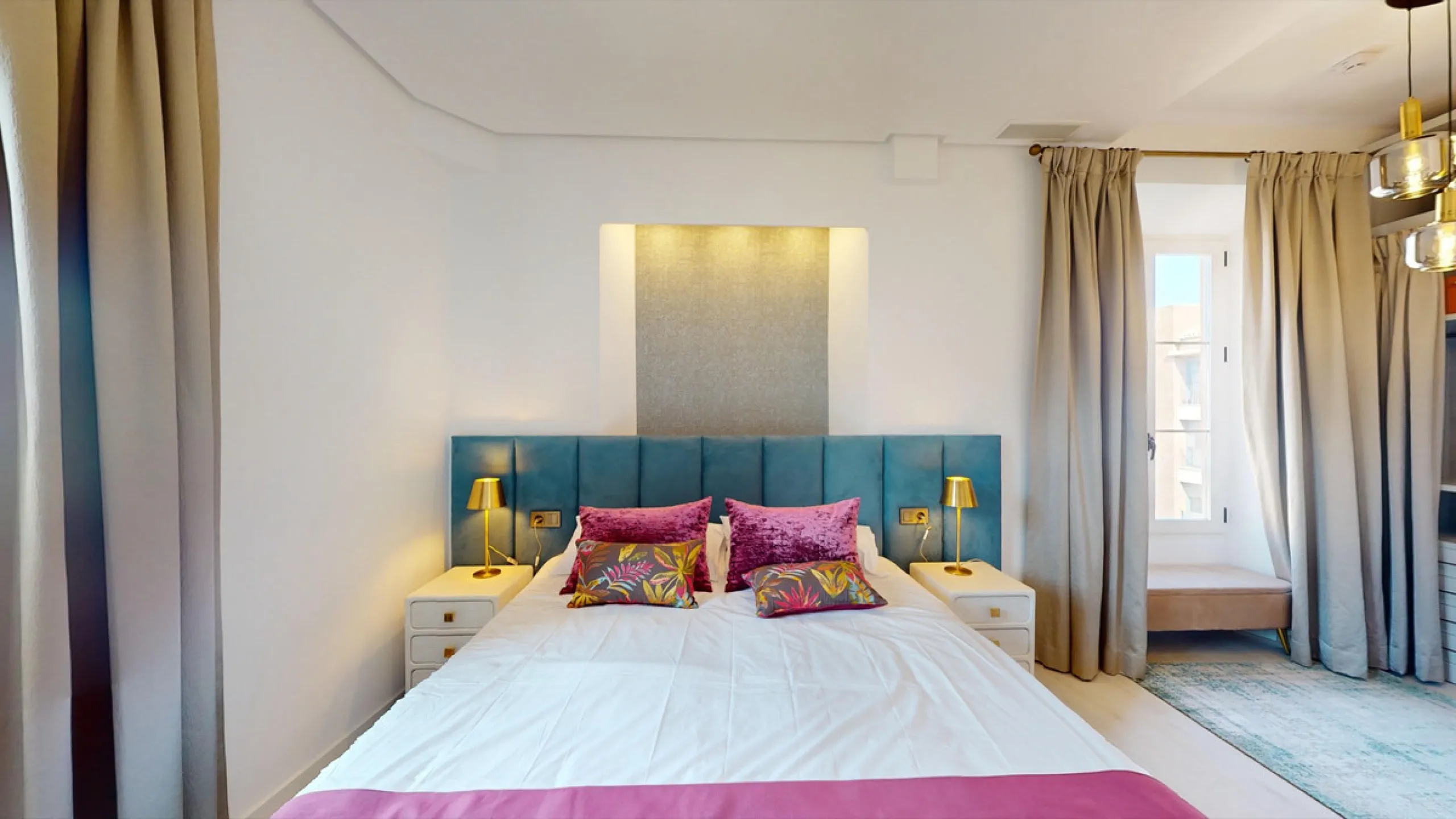 Experience this beautifully renovated top floor apartment in a stylish blend of luxury, aristocracy, and modern design. Located on the third floor (with elevator access), this south-west facing apartment is flooded with natural light and boasts high ceili
