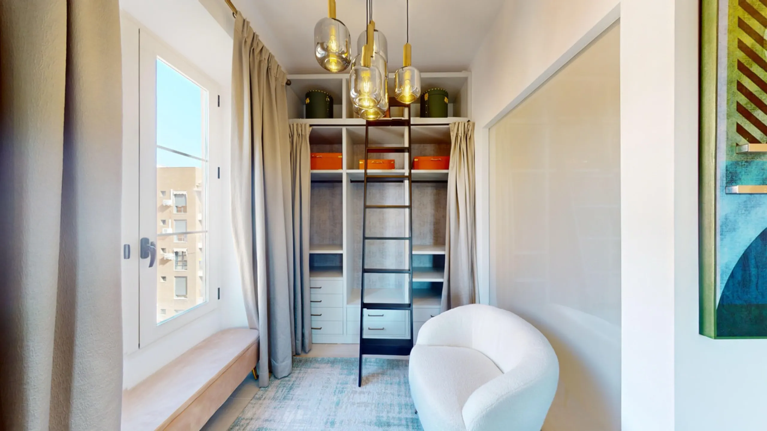 Experience this beautifully renovated top floor apartment in a stylish blend of luxury, aristocracy, and modern design. Located on the third floor (with elevator access), this south-west facing apartment is flooded with natural light and boasts high ceili