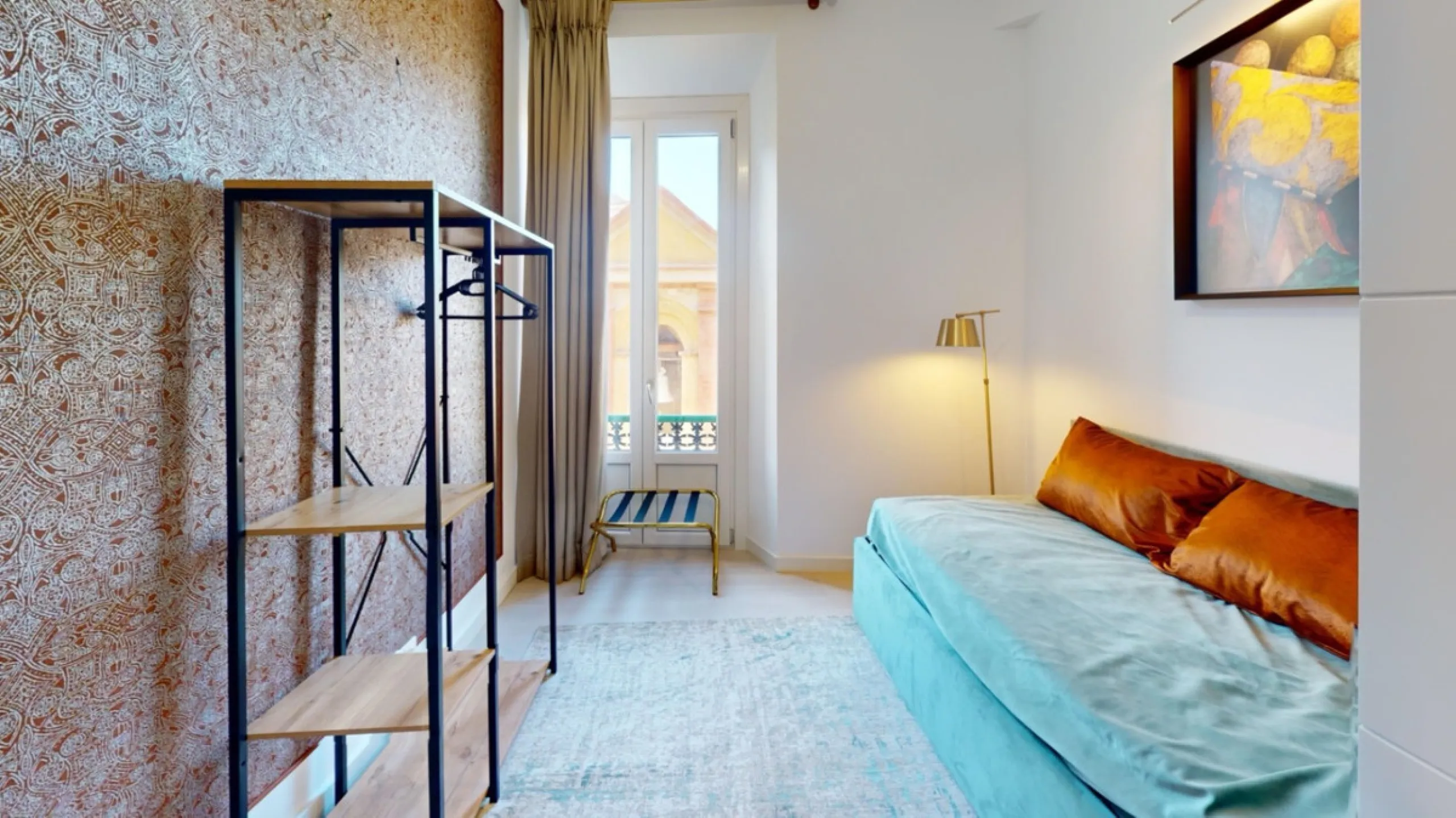 Experience this beautifully renovated top floor apartment in a stylish blend of luxury, aristocracy, and modern design. Located on the third floor (with elevator access), this south-west facing apartment is flooded with natural light and boasts high ceili