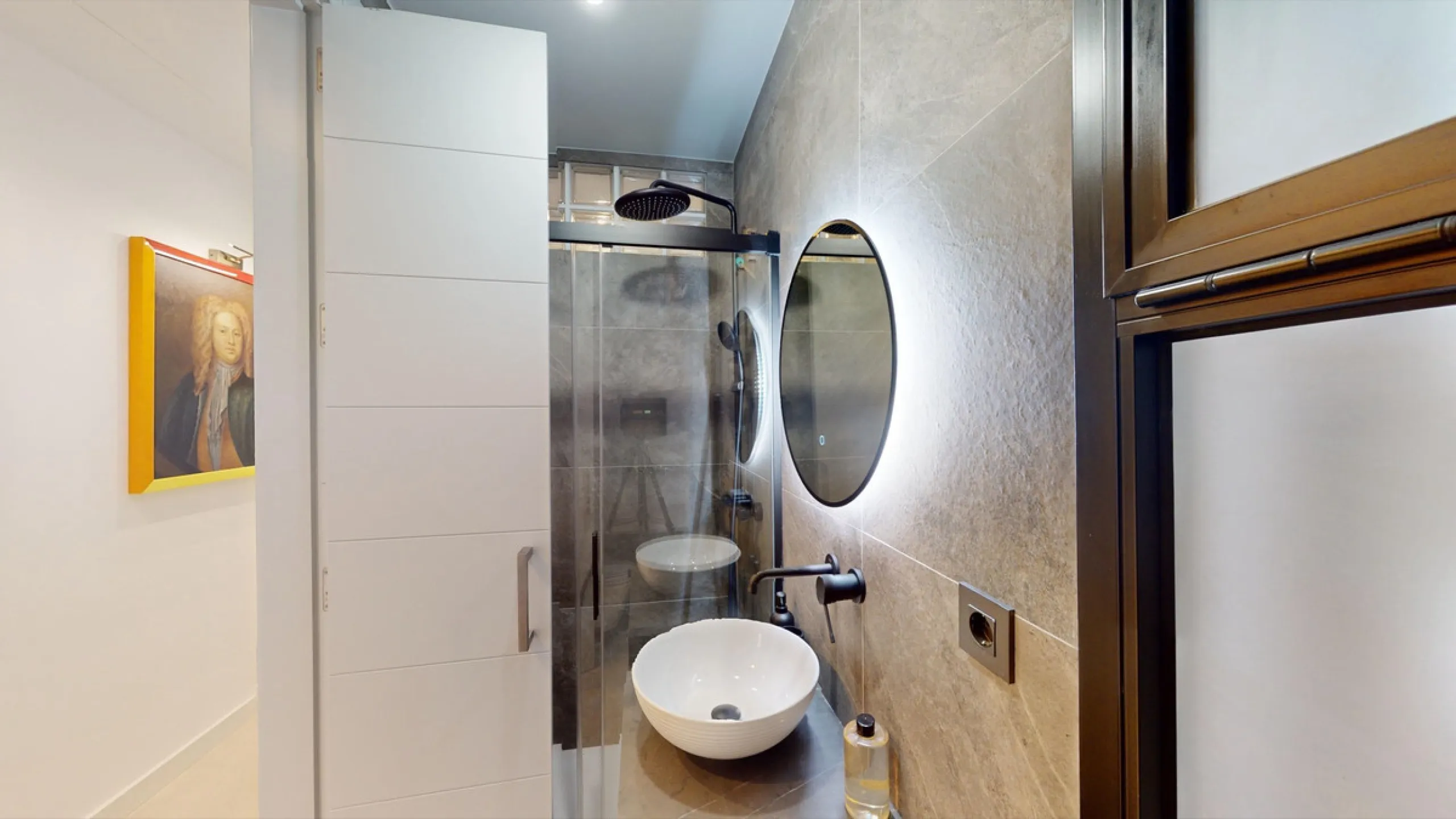 Experience this beautifully renovated top floor apartment in a stylish blend of luxury, aristocracy, and modern design. Located on the third floor (with elevator access), this south-west facing apartment is flooded with natural light and boasts high ceili