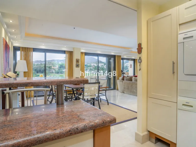 This elegant two-bedroom duplex penthouse for sale in Lorcrigolf offers a unique opportunity to enjoy refined living in one of Nueva Andalucía's most sought-after residential areas. Originally designed as a three-bedroom property, it can easily be reconve