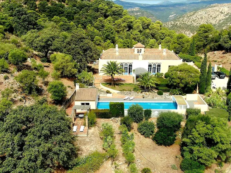 Amidst the captivating landscapes of Andalusia, Southern Spain, this charming country villa draws inspiration from traditional Andalusian architecture. Situated near the picturesque village of Gaucin, this exceptional property offers a unique blend of tra