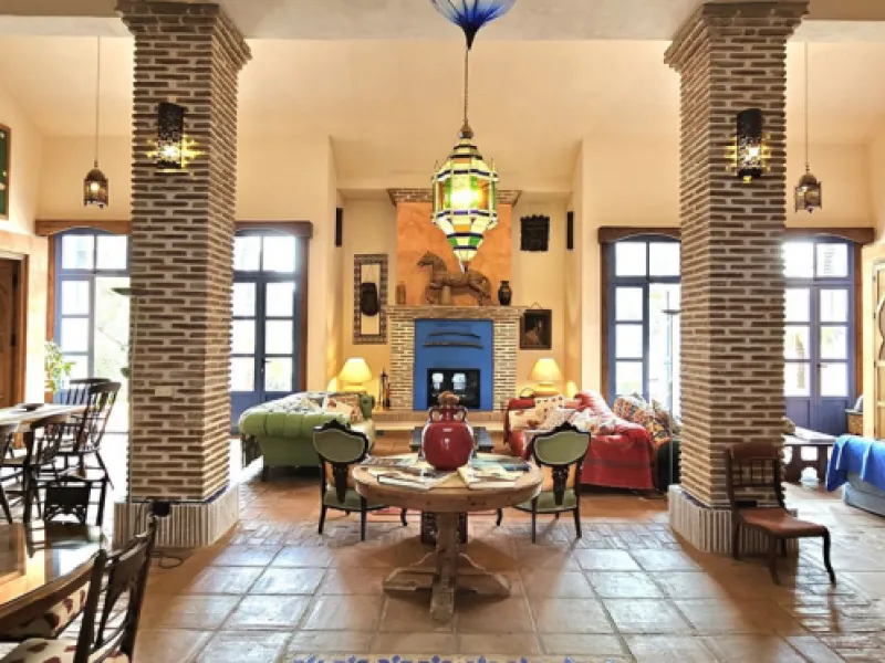 Amidst the captivating landscapes of Andalusia, Southern Spain, this charming country villa draws inspiration from traditional Andalusian architecture. Situated near the picturesque village of Gaucin, this exceptional property offers a unique blend of tra