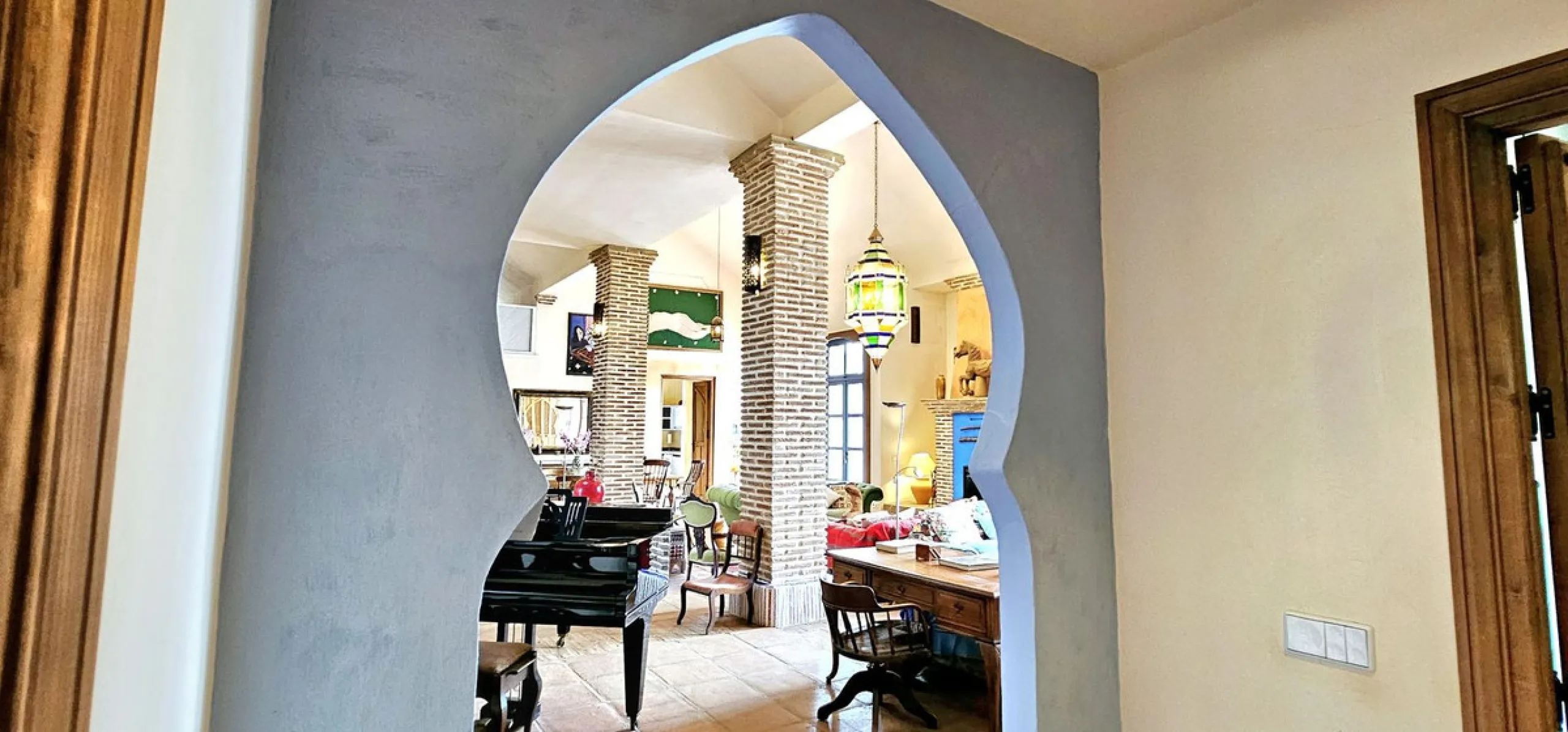 Amidst the captivating landscapes of Andalusia, Southern Spain, this charming country villa draws inspiration from traditional Andalusian architecture. Situated near the picturesque village of Gaucin, this exceptional property offers a unique blend of tra
