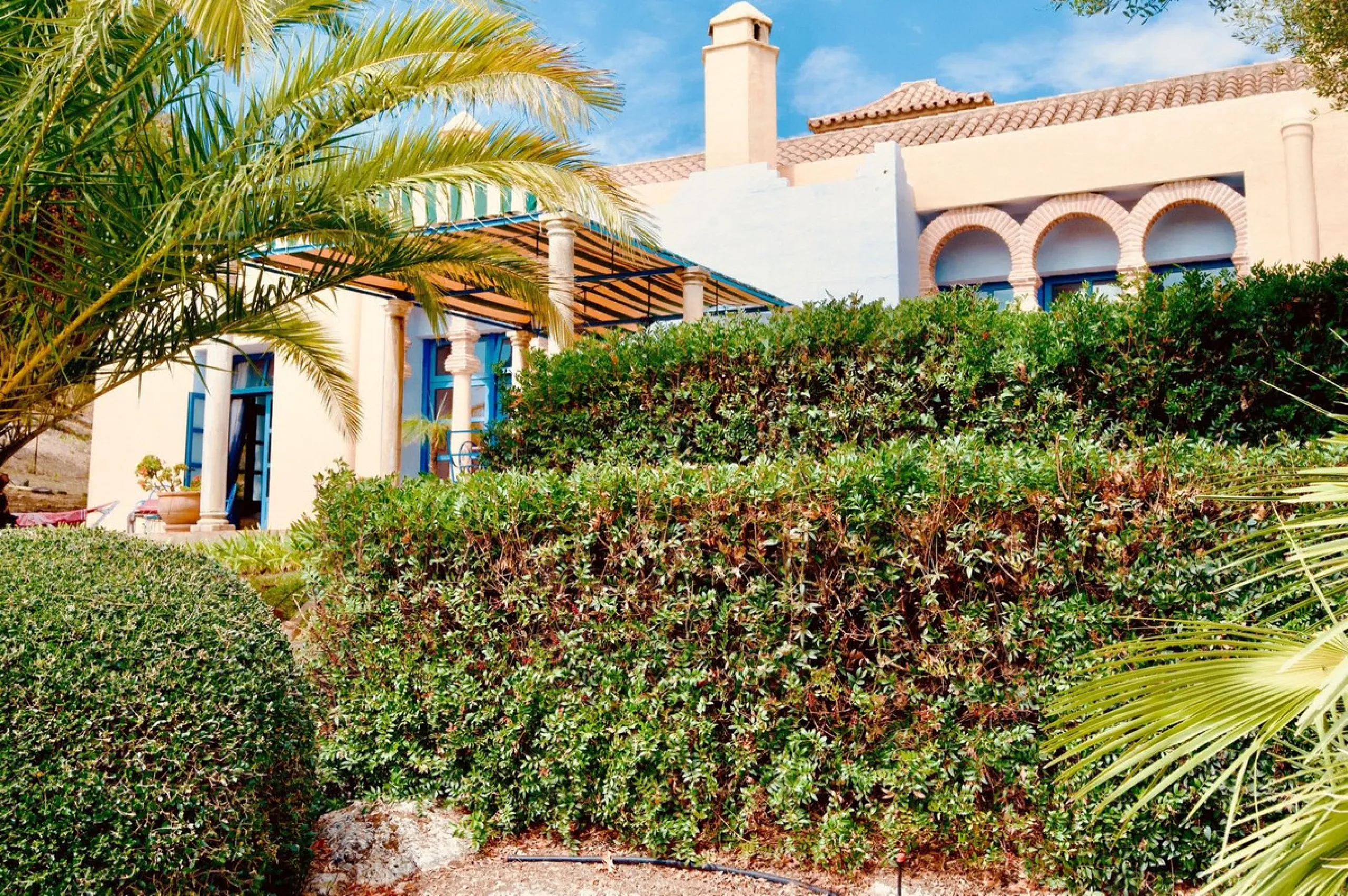 Amidst the captivating landscapes of Andalusia, Southern Spain, this charming country villa draws inspiration from traditional Andalusian architecture. Situated near the picturesque village of Gaucin, this exceptional property offers a unique blend of tra