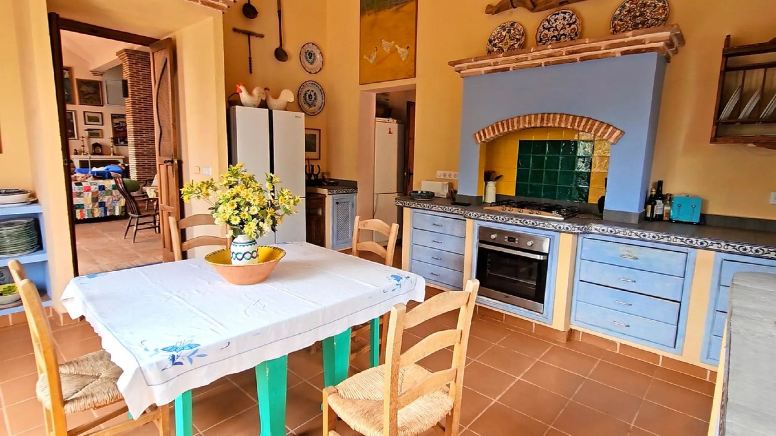 Amidst the captivating landscapes of Andalusia, Southern Spain, this charming country villa draws inspiration from traditional Andalusian architecture. Situated near the picturesque village of Gaucin, this exceptional property offers a unique blend of tra