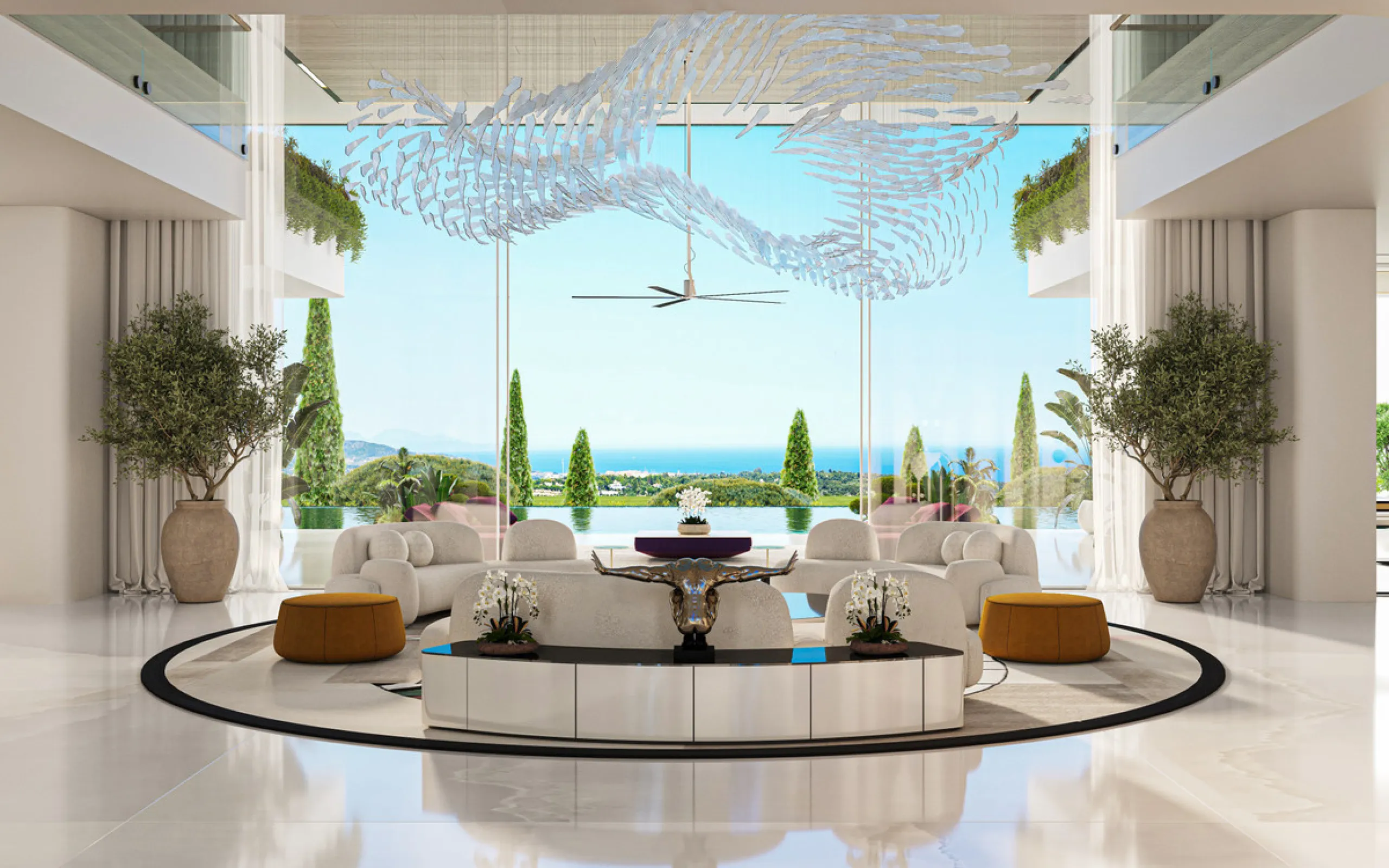 An extraordinary opportunity to acquire a vast 4572m² plot with an innovative project, offering you the flexibility to tailor the design to your exact needs. Boasting a sought-after southwest orientation, this plot enjoys stunning, unobstructed sea views,