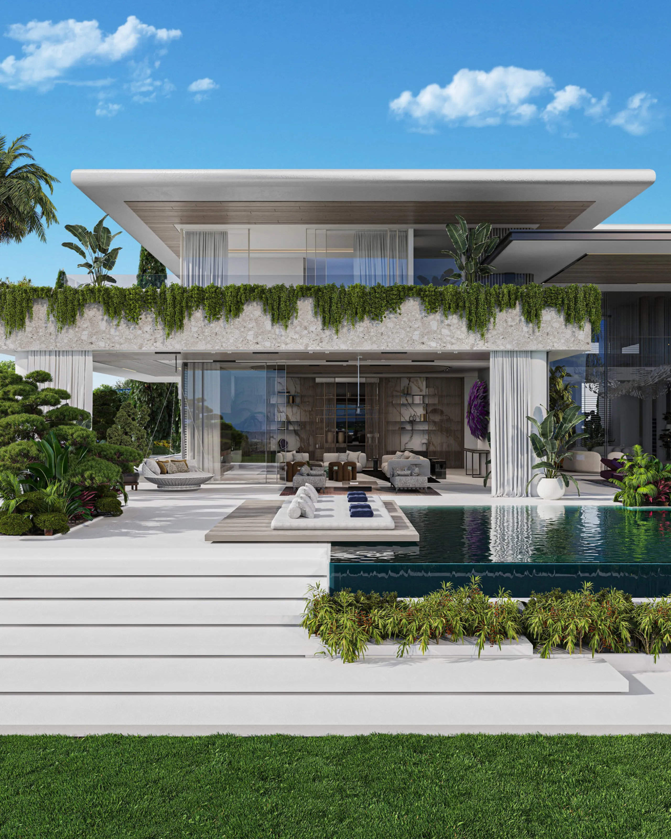 An extraordinary opportunity to acquire a vast 4572m² plot with an innovative project, offering you the flexibility to tailor the design to your exact needs. Boasting a sought-after southwest orientation, this plot enjoys stunning, unobstructed sea views,