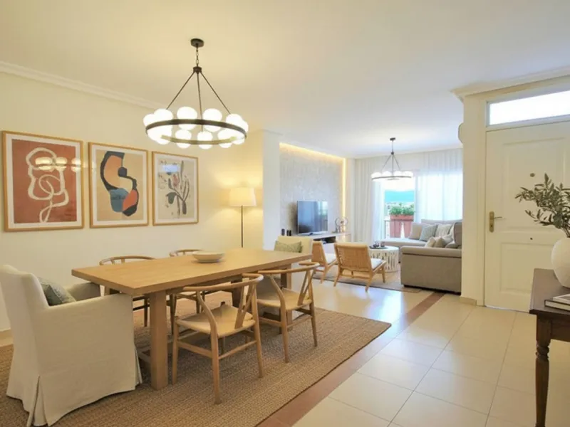 New on the market in the prestigious La Maestranza residential area in Aloha, a few minutes' walk from Puerto Banús and surrounded by all kinds of amenities.
