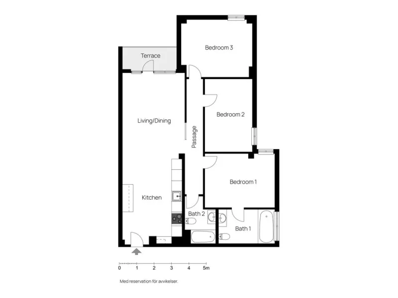 Apartment - Middle Floor Apartment в продаже в Málaga, Málaga. В доме 3 спален и 2 ванных комнат. Площадь дома 140 м²