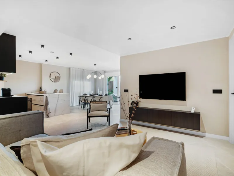 Discover this beautifully designed 4-bedroom, 2-bathroom apartment inspired by timeless Scandinavian aesthetics, blending modern sophistication with natural touches for a serene and stylish living experience. Ideally located in a gated community with priv