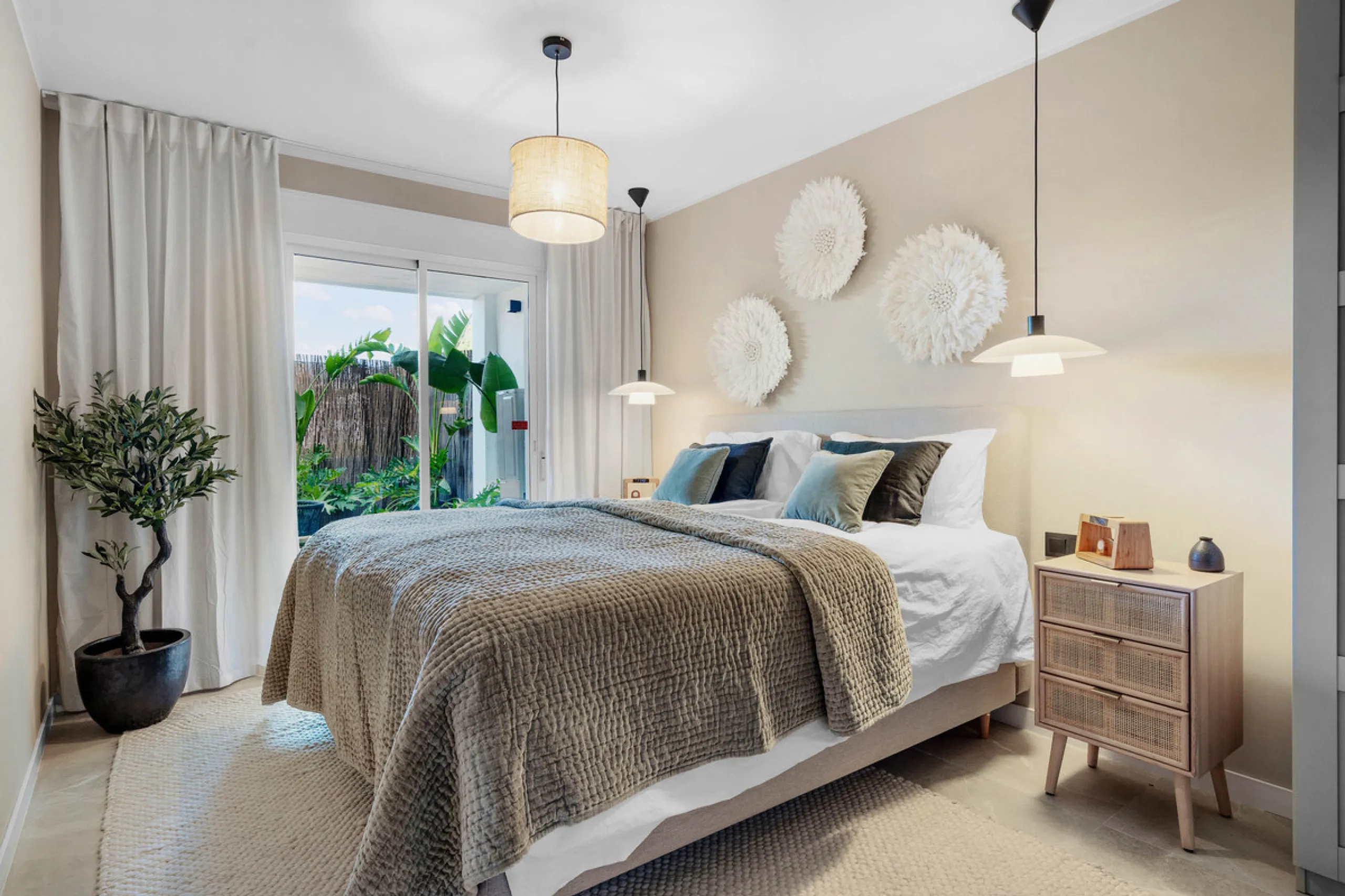 Discover this beautifully designed 4-bedroom, 2-bathroom apartment inspired by timeless Scandinavian aesthetics, blending modern sophistication with natural touches for a serene and stylish living experience. Ideally located in a gated community with priv