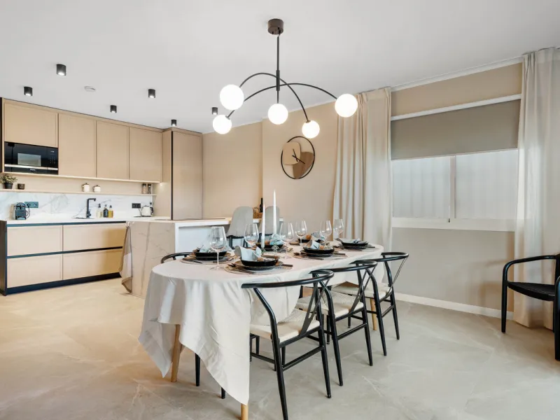 Discover this beautifully designed 4-bedroom, 2-bathroom apartment inspired by timeless Scandinavian aesthetics, blending modern sophistication with natural touches for a serene and stylish living experience. Ideally located in a gated community with priv