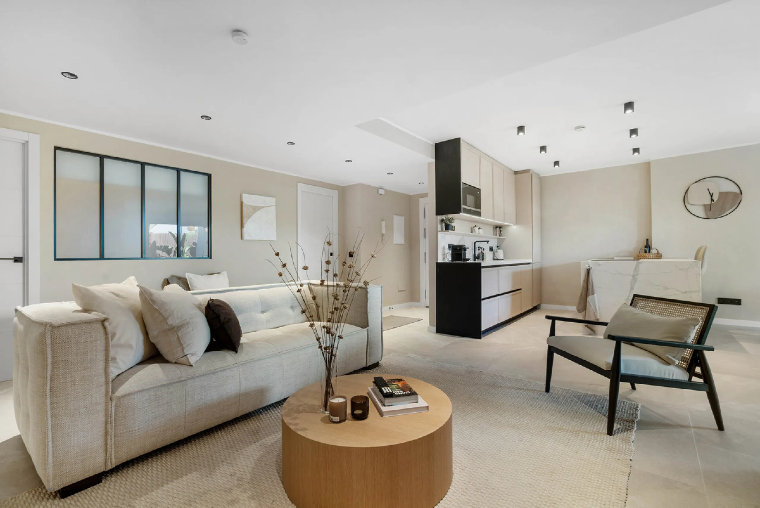 Discover this beautifully designed 4-bedroom, 2-bathroom apartment inspired by timeless Scandinavian aesthetics, blending modern sophistication with natural touches for a serene and stylish living experience. Ideally located in a gated community with priv